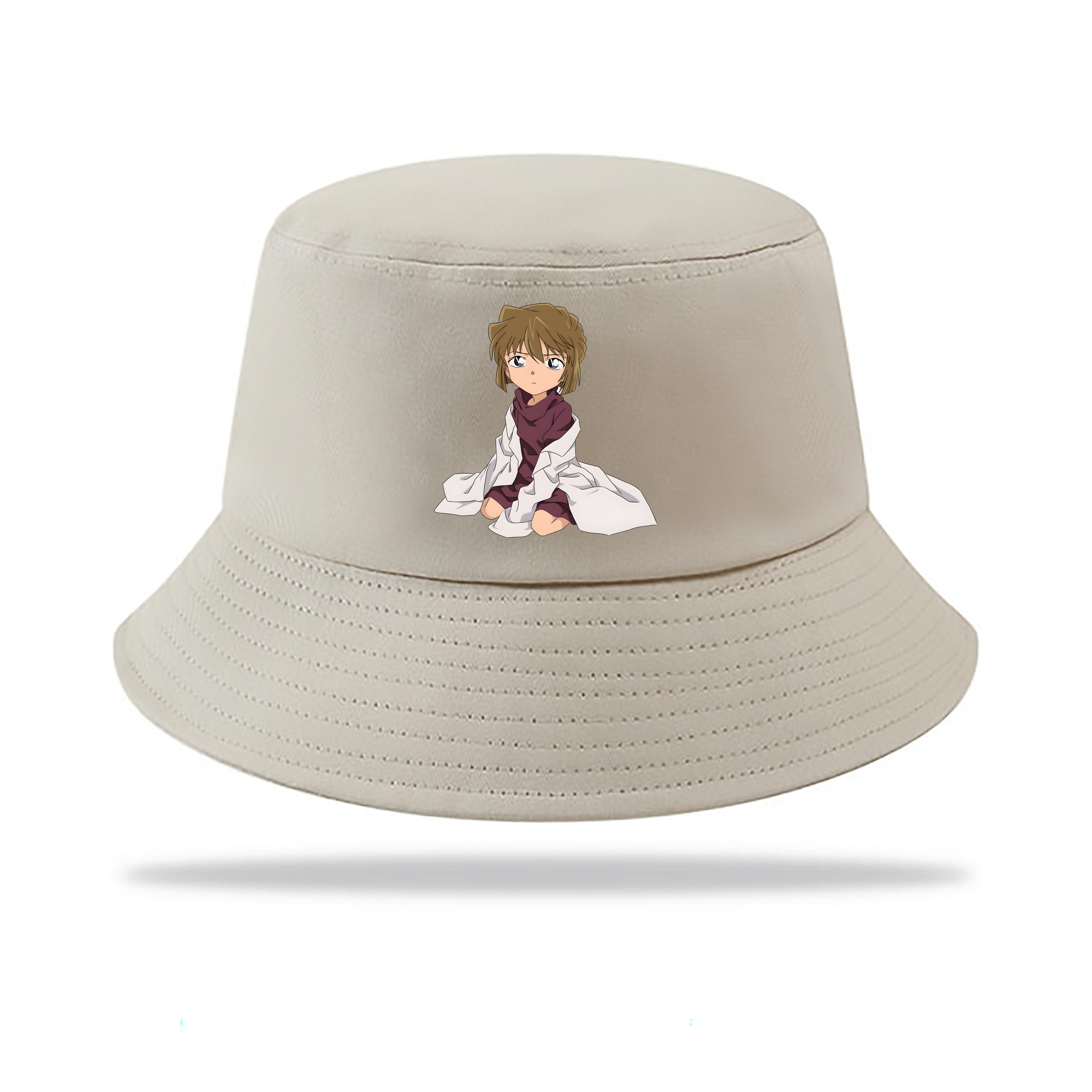 （画像用） 名探偵コナン 灰原 哀 はいばら あい Detective Conan Anita Hailey、Vi Graythorn Haibara Ai アウトドア日除けバケットハット